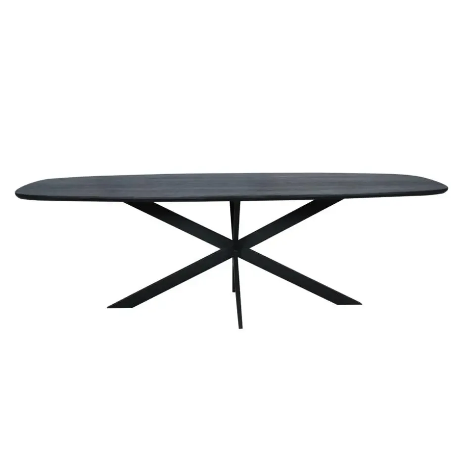 Starfurn - Eettafel Ferris - Zwart - 110x240x76 cm