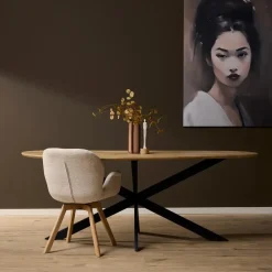 Starfurn - Eettafel Lou - Bruin - 98x210x76 cm