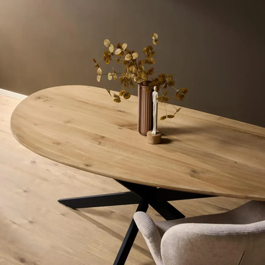 Starfurn - Eettafel Lou - Bruin - 98x210x76 cm