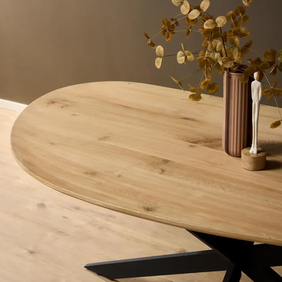 Starfurn - Eettafel Lou - Bruin - 130x280x76 cm