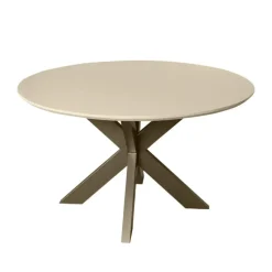 StarFurn - Eettafel Madison ø150 cm - zand/brons