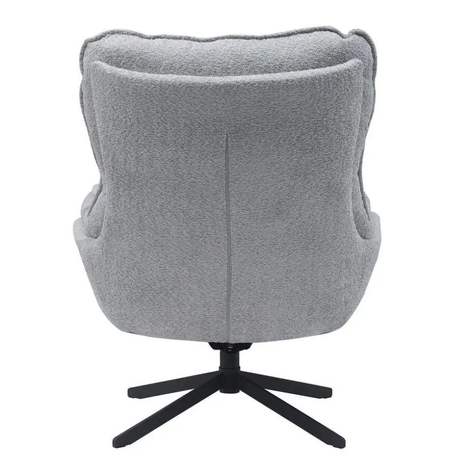 Starfurn - Fauteuil Vera - Grijs - 83x115x59 cm