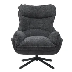 Starfurn - Fauteuil Vera - Grijs - 83x115x59 cm