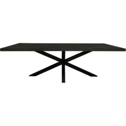 StarFurn - Rechthoekige eettafel Denver - 240 cm - zwart