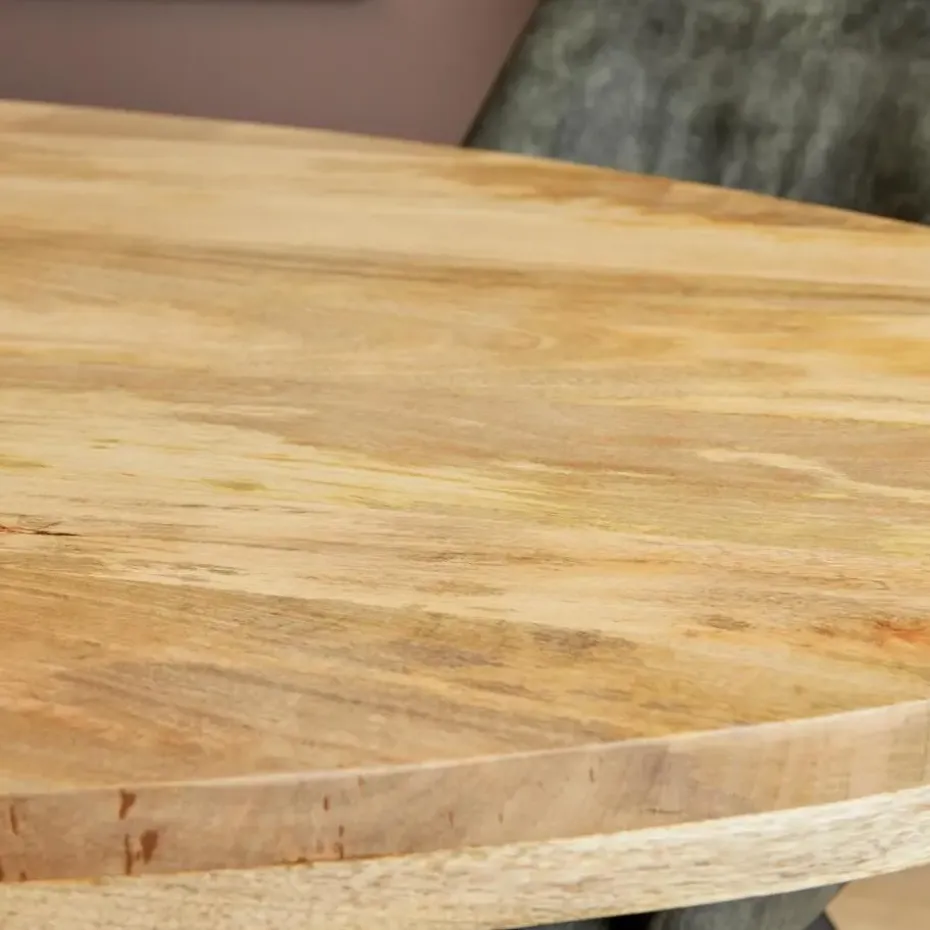 StarFurn - Ronde eettafel Denver - ø130 cm - naturel