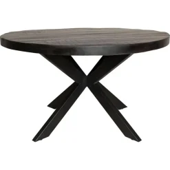 StarFurn - Ronde eettafel Denver - ø130 cm - zwart