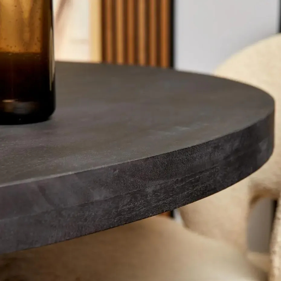 StarFurn - Ronde eettafel Denver - ø140 cm - zwart