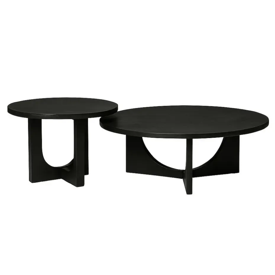 StarFurn - Salontafel Guus - zwart - 60 cm