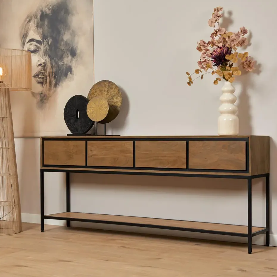 Starfurn - Sidetable RichWood - Bruin - 35x180x76 cm