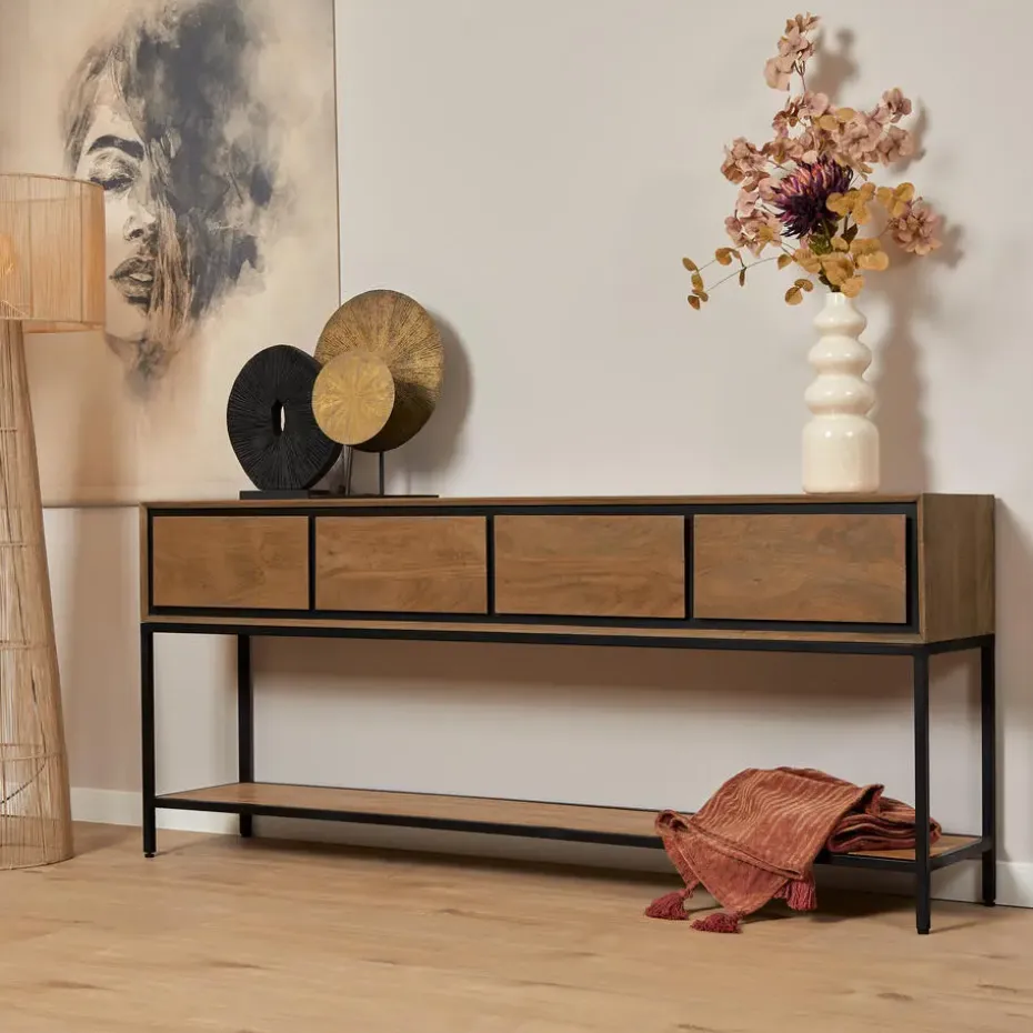 Starfurn - Sidetable RichWood - Bruin - 35x180x76 cm