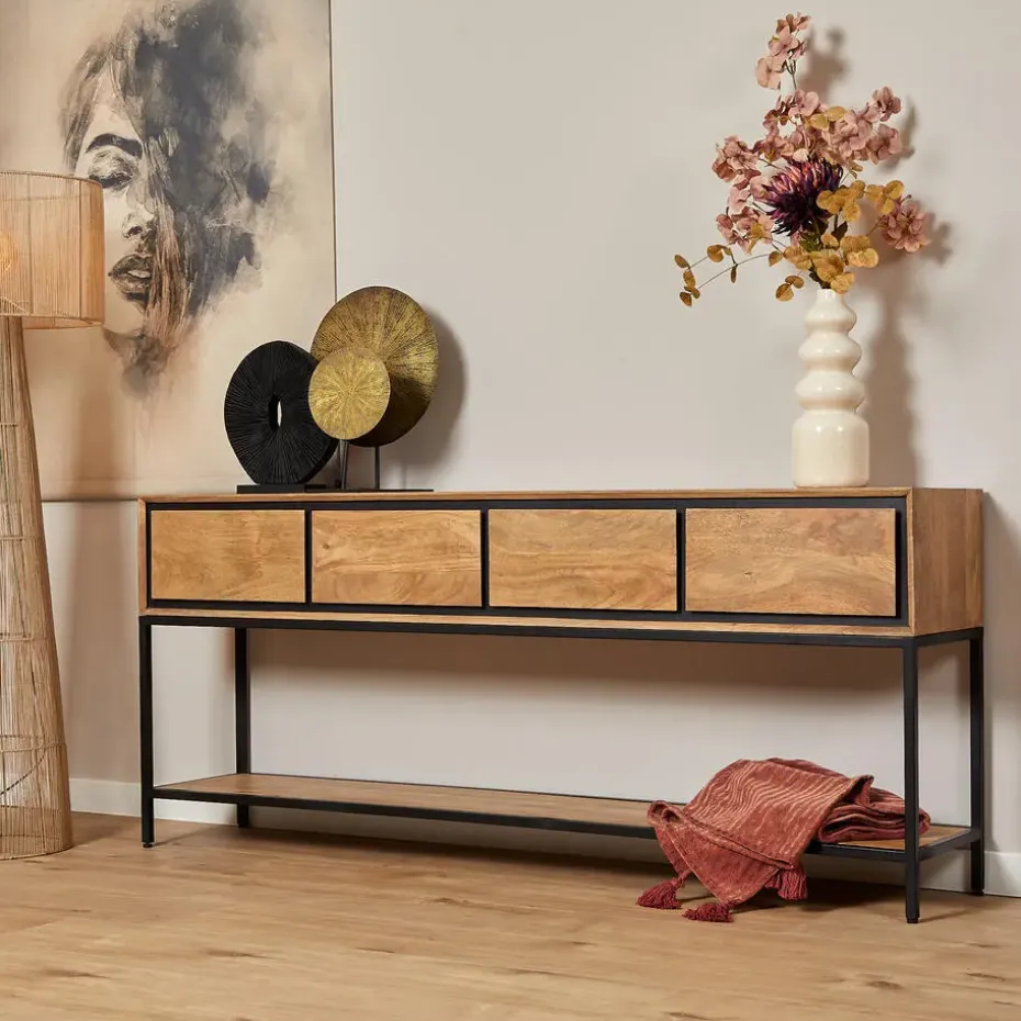 Starfurn - Sidetable RichWood - Bruin - 35x180x76 cm