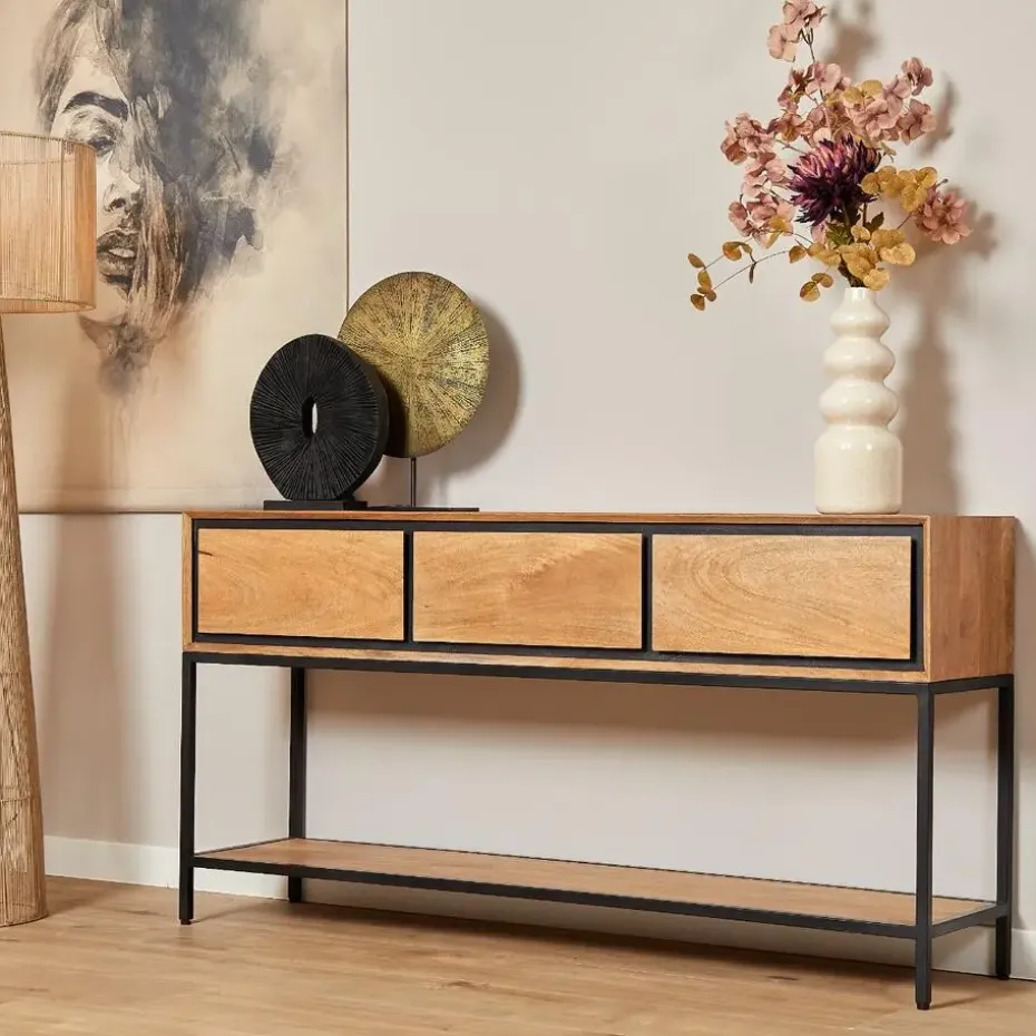StarFurn - Sidetable RichWood 150 cm - naturel