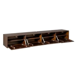 Starfurn - Tv meubel Vision - Bruin - 30x200x35 cm