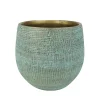 Steege Plantenpot - moderne look - blauw - 22 x 20 cm