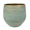 Steege Plantenpot - moderne look - blauw - 36 x 32 cm