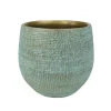 Steege Plantenpot - moderne look - blauw - 18 x 16 cm