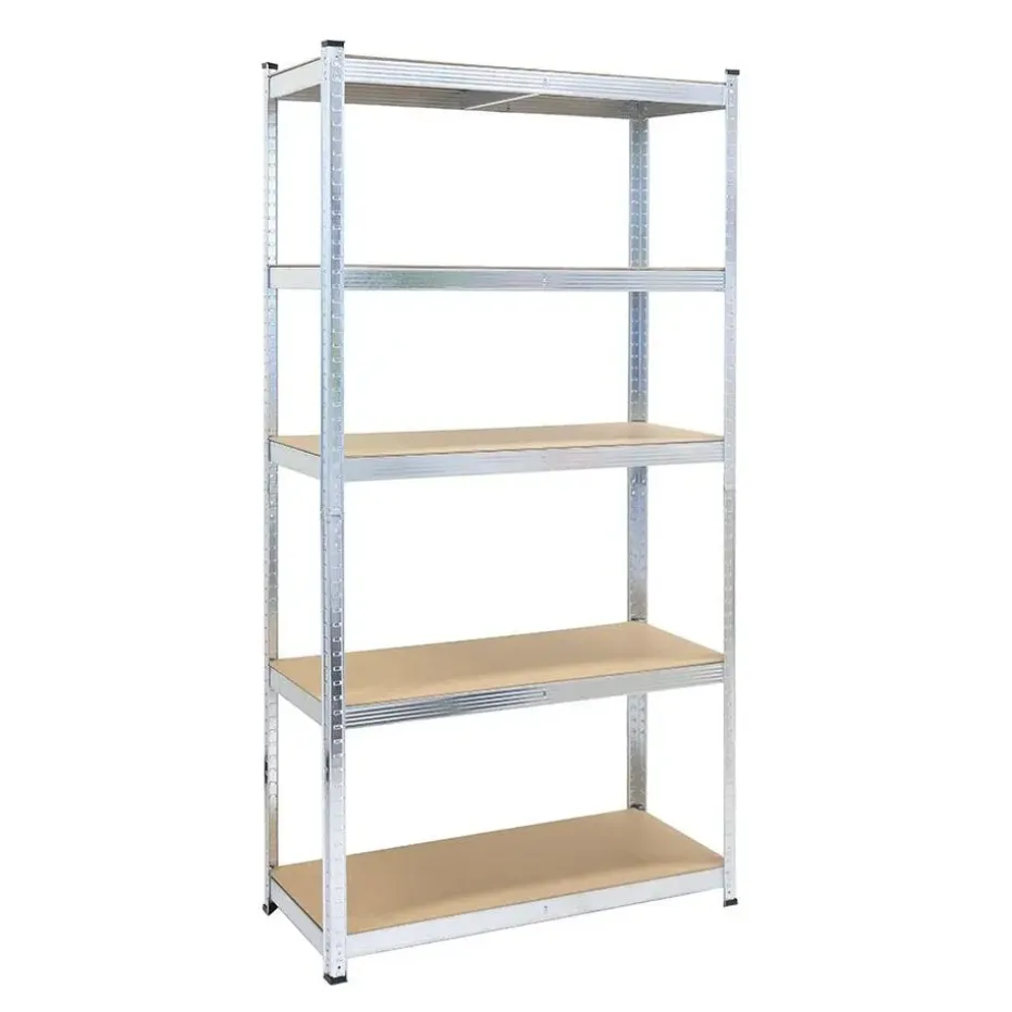 Stellingkast / Magazijnstelling - Zilver - 5 planken