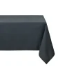 Stof Textile Tafelkleed - 145 x 240 cm - donkergrijs - Tafellaken