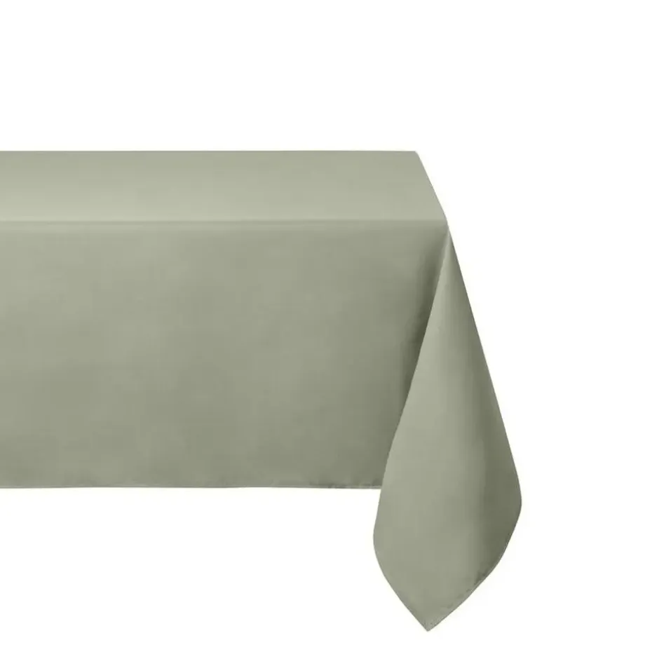 Stof Textiles Tafelkleed - 145 x 200cm - salie groen - Tafellaken