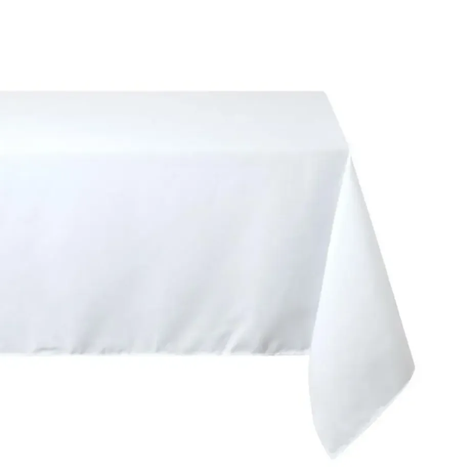 Stof Textiles Tafelkleed - 145 x 200 cm - wit - Tafellaken