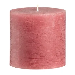 Stompkaars rustiek Sfeer - oudroze - 10 cm