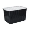 Storage Solutions Opslagbak-opbergdoos - deksel - kunststof - 84L
