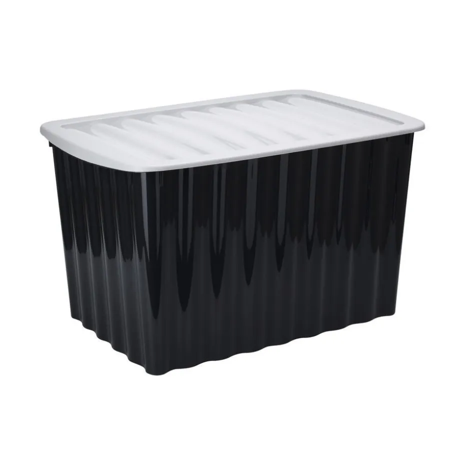 Storage Solutions Opslagbak-opbergdoos - deksel - kunststof - 84L