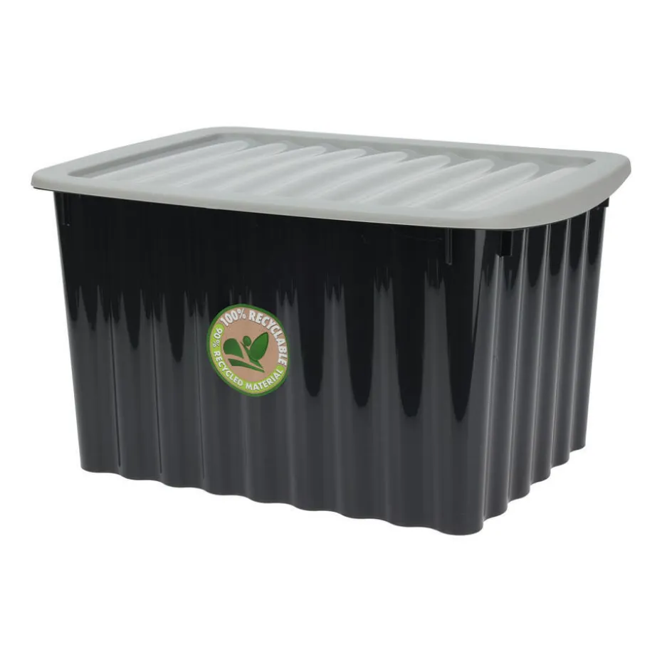 Storage Solutions Opslagbak/opbergdoos - deksel - kunststof - 27L