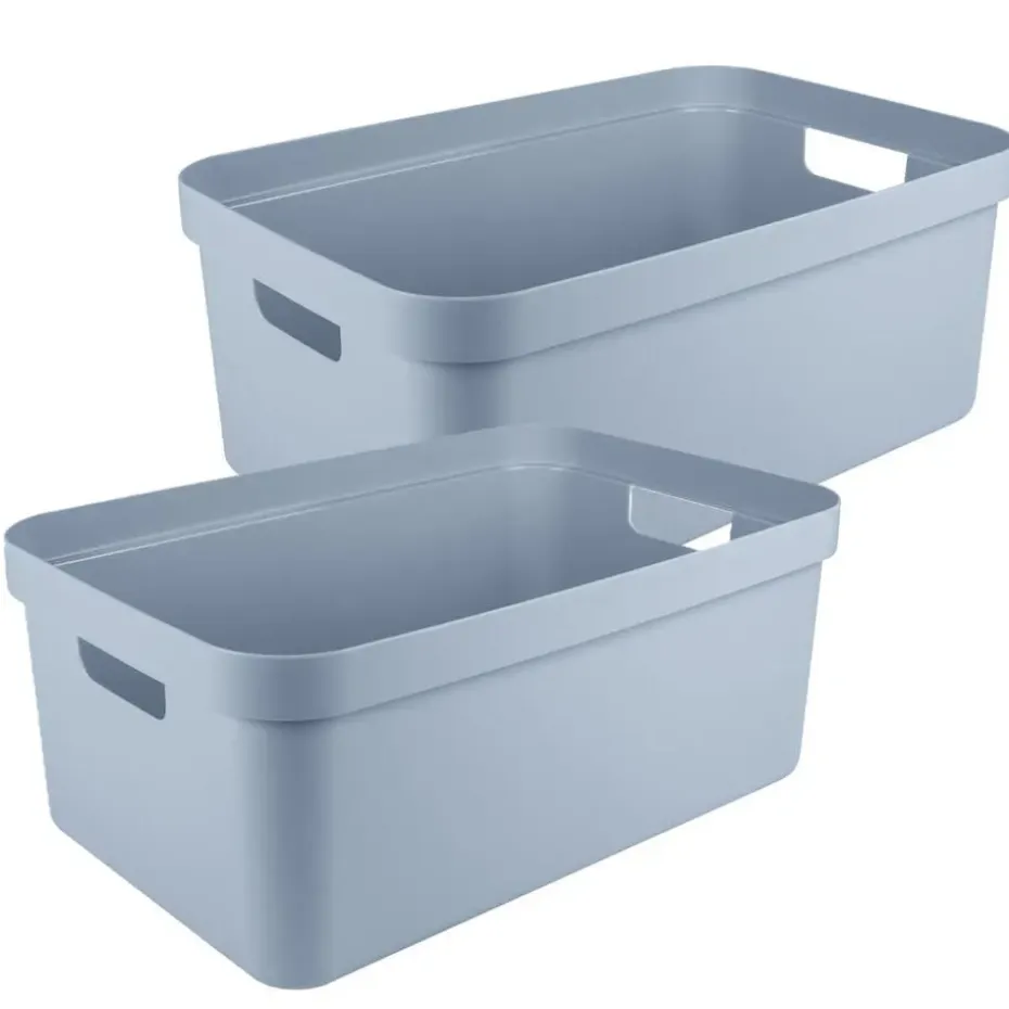 Sunware opbergbox Sigma - kunststof - 45L - lichtblauw