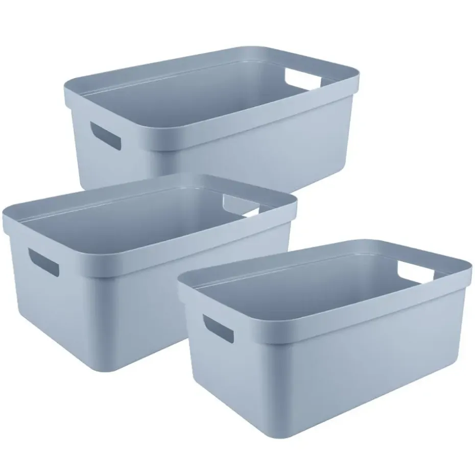Sunware opbergbox Sigma - kunststof - 45L - lichtblauw