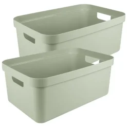Sunware opbergbox Sigma - kunststof - 45L - lichtgroen