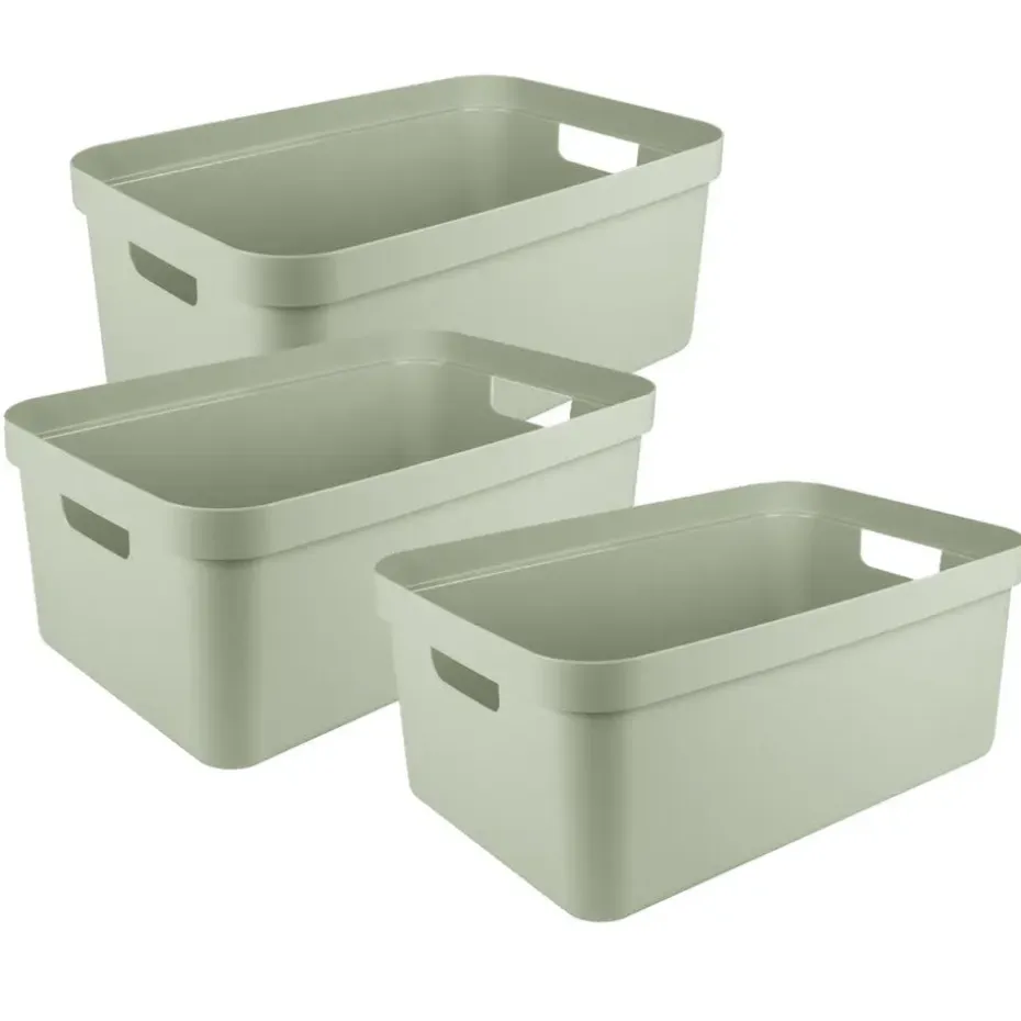 Sunware opbergbox Sigma - kunststof - 45L - lichtgroen