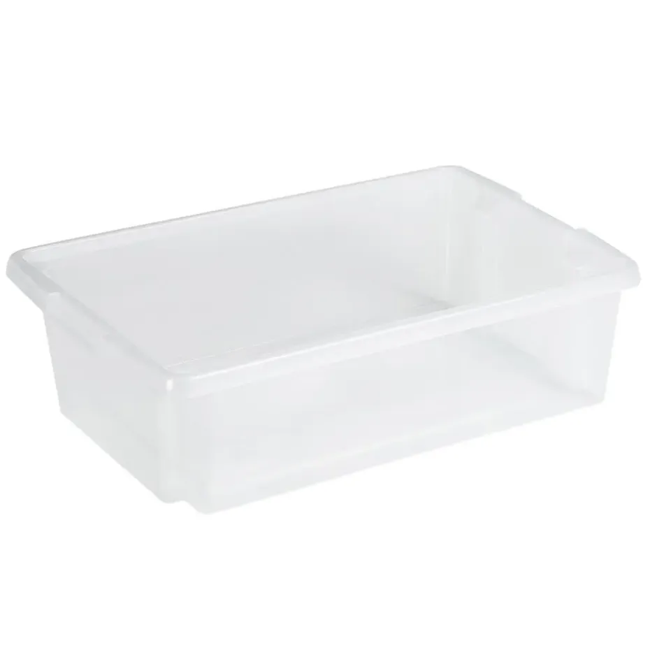 Sunware opslagbox kunststof - 30L - transparant - 59x39x17cm