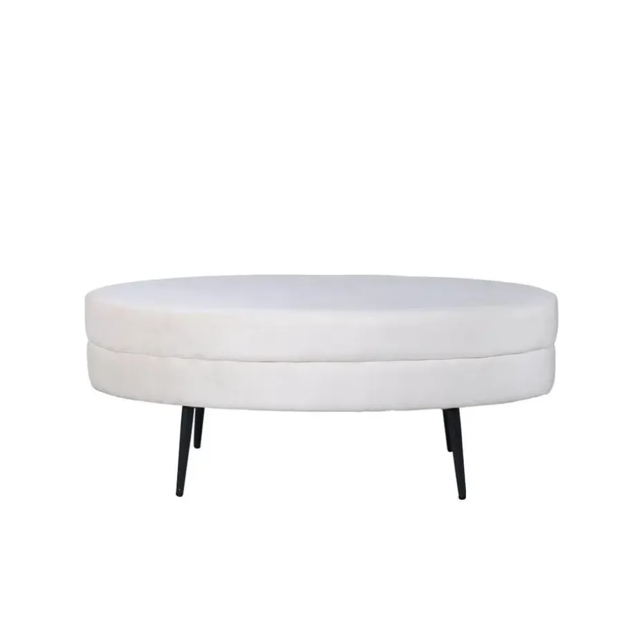 Svea - Axel hocker - velvet - beige