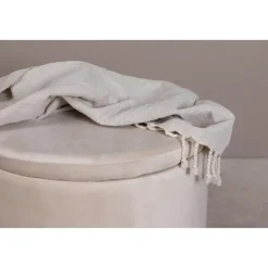 Svea - Blaze poef - velvet - beige