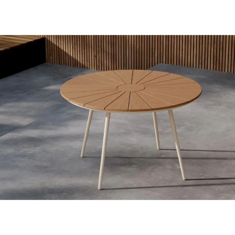 Svea - Esra ronde eettafel - Ø120 cm - beige