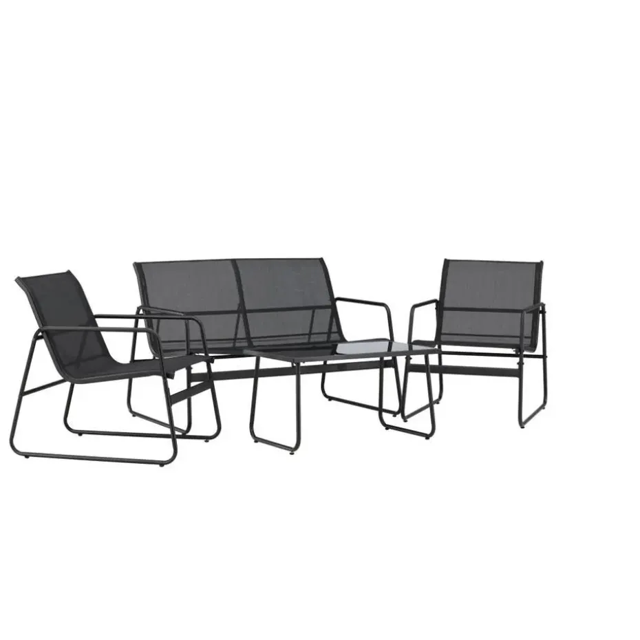 Svea - Ethan loungeset - zwart