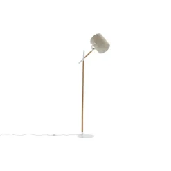 Svea - Nico vloerlamp - hout - wit