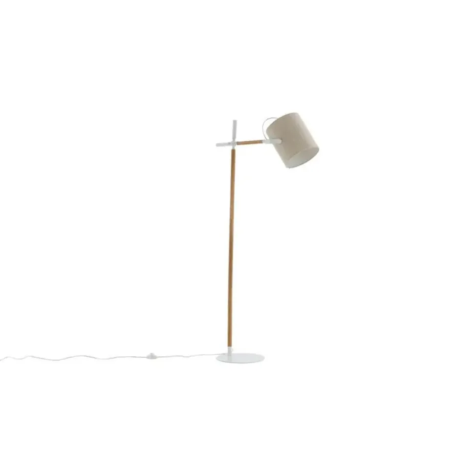 Svea - Nico vloerlamp - hout - wit