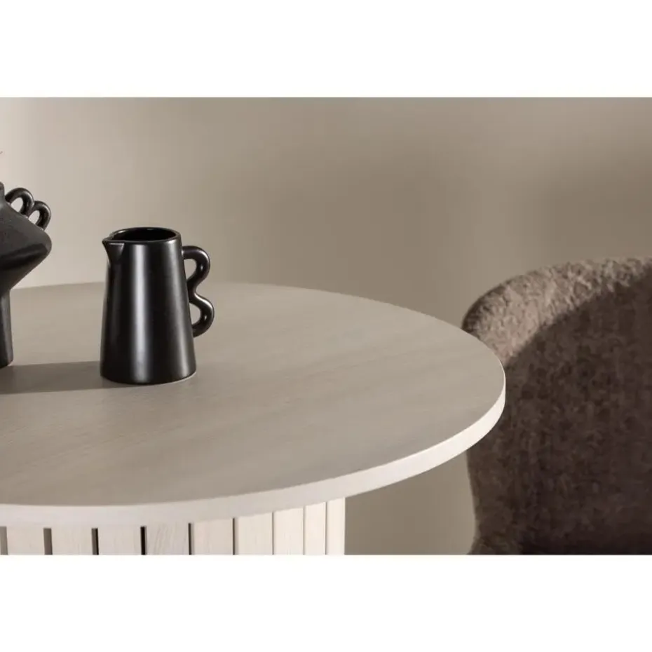 Svea - Niko ronde bartafel - ø70 cm - whitewash
