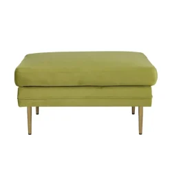 Svea - Tess hocker - velvet - groen