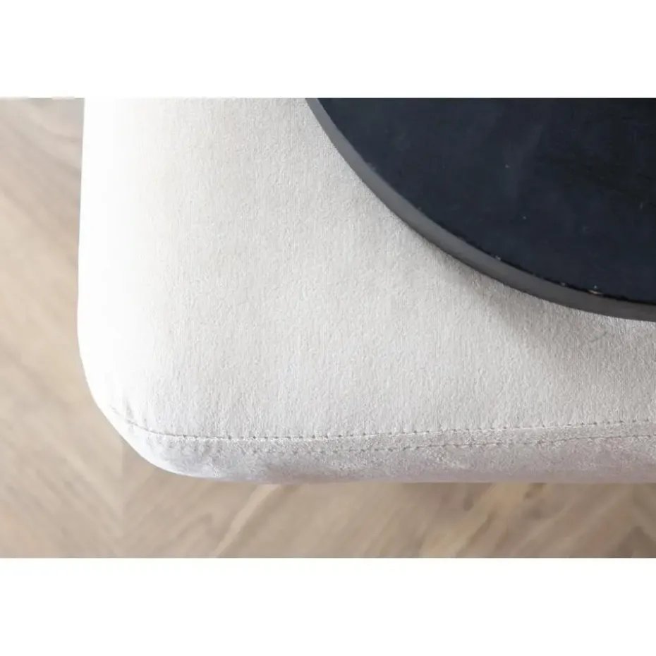Svea - Tess hocker - velvet - beige