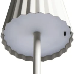 Tafellamp Scotti offwhite USB LED