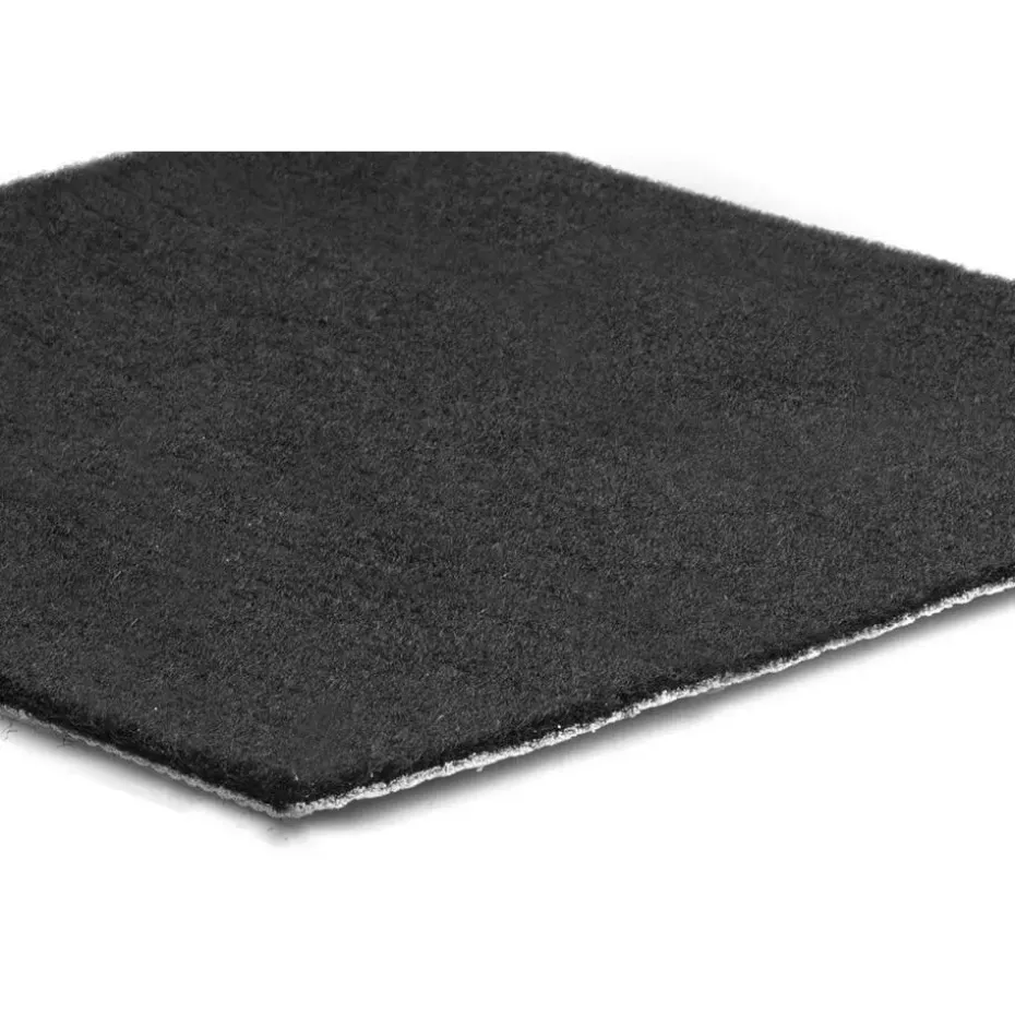 Tapijt loper Dakar - Breedte 100 cm - 5 mm dik - Zwart