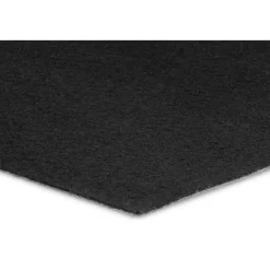 Tapijt loper Torrance - Breedte 100 cm - 2 mm dik - Zwart