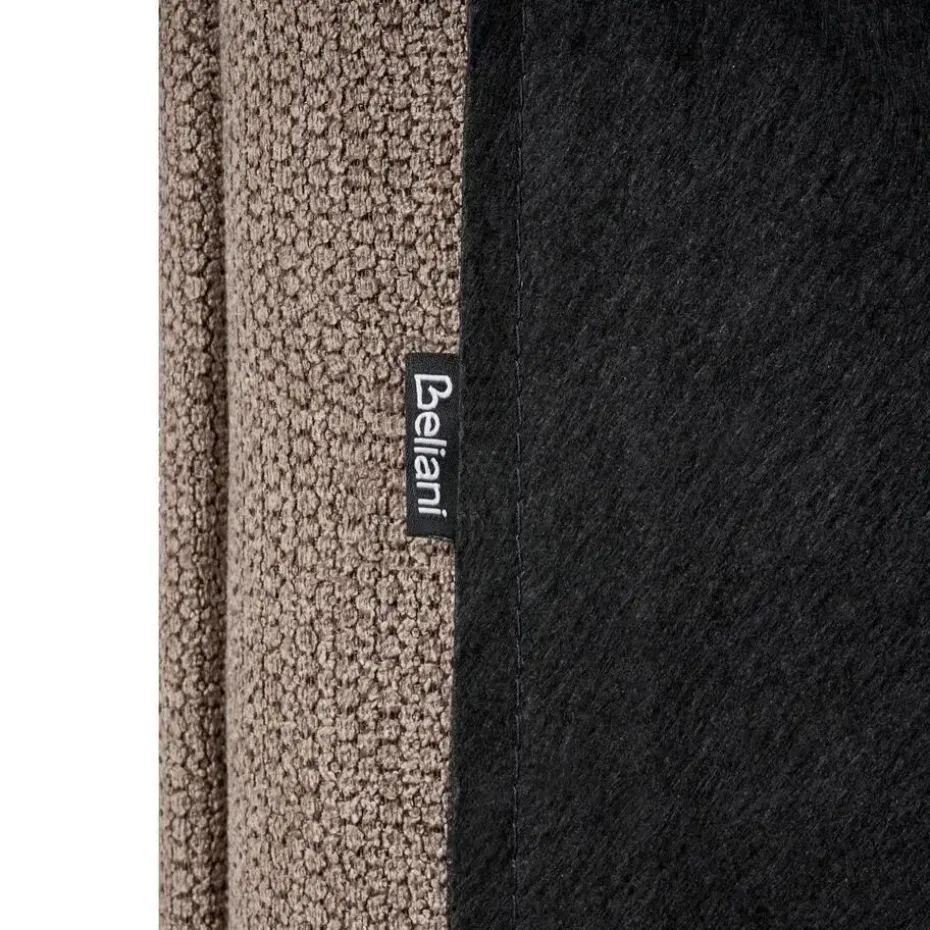 TARASCON - Tweepersoonsbed - Taupe - 140 x 200 cm - Stof