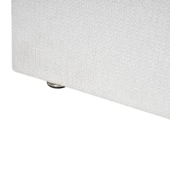 TARASCON - Tweepersoonsbed - Lichtbeige - 140 x 200 cm - Stof