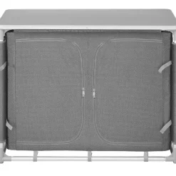 tectake - Campingkeuken 97x47,5x78cm, Grijs