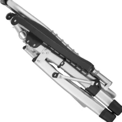 tectake - Ligbed Cloud inklapbaar, traploos verstelbaar, Zwart