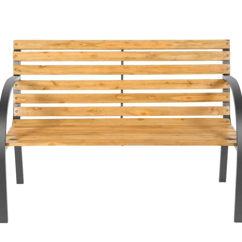 tectake - Tuinbank - 123x 64x 82 cm - Hout